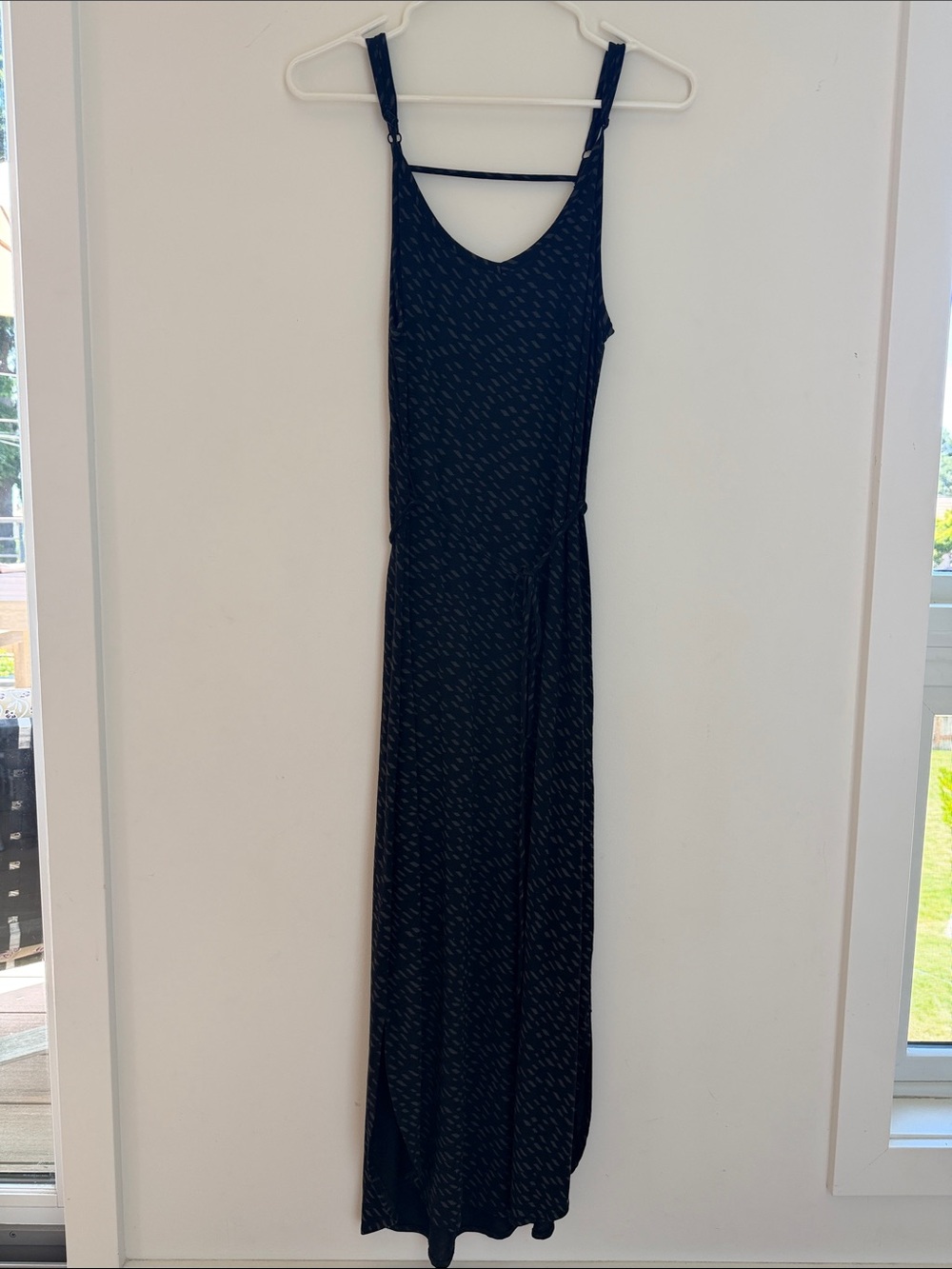 Carve Designs Black Patterned Sleeveless Maxi Dress